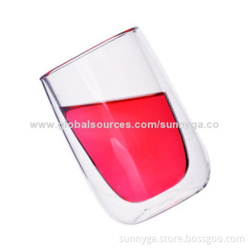 High-quality Double Wall Glass with 400mL Capacity